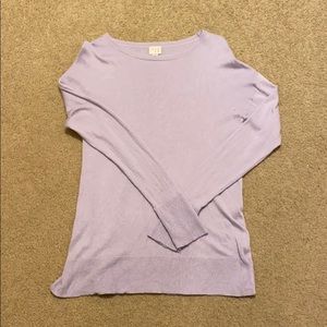 A New Day light purple long sleeve / sweater